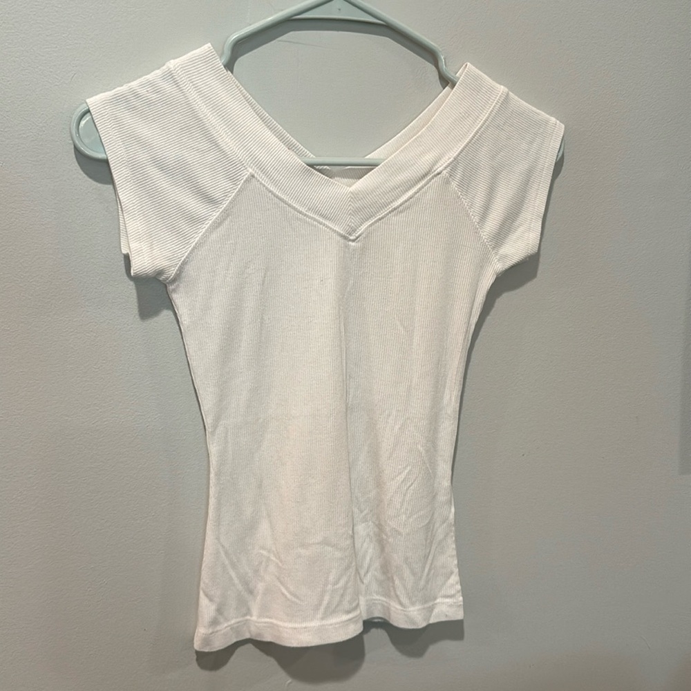 BDG off the shoulder white top